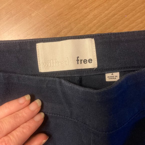 Wilfred Free Navy Blue Pants size 4 - Picture 5 of 5
